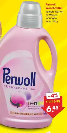 Netto Marken-Discount Perwoll feinwaschmittel renew Angebot