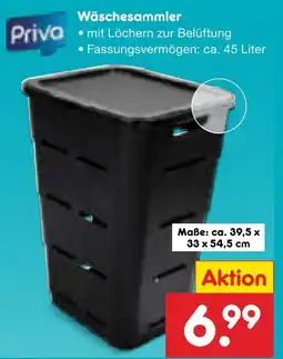 Netto Marken-Discount Priva wäschesammler Angebot
