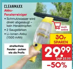 Netto Marken-Discount Cleanmaxx akku-fensterreiniger Angebot