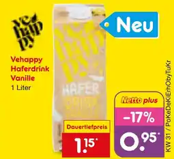 Netto Marken-Discount Vehappy haferdrink vanille Angebot