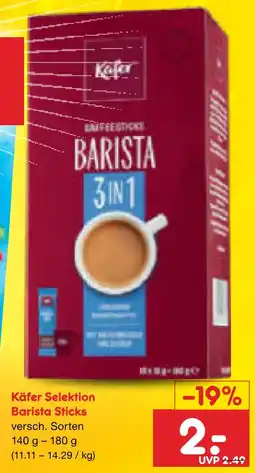 Netto Marken-Discount Käfer selektion barista sticks Angebot
