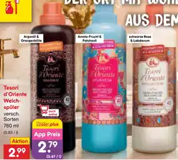 Netto Marken-Discount Tesori d'oriente weichspüler arganöl & orangenblüte Angebot