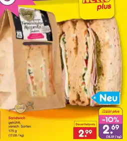 Netto Marken-Discount Sandwich Angebot