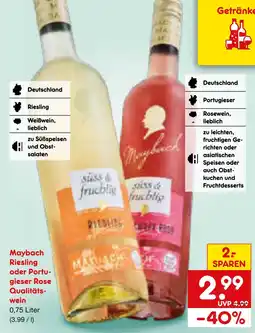 Netto Marken-Discount Maybach riesling Angebot