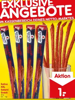Netto Marken-Discount Salino xxl salami snack Angebot