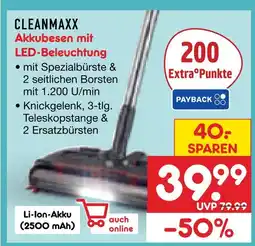 Netto Marken-Discount Cleanmaxx akkubesen mit led-beleuchtung Angebot