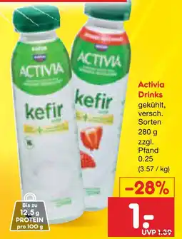 Netto Marken-Discount Activia drinks Angebot