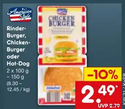 Netto Marken-Discount American style rinder-burger Angebot