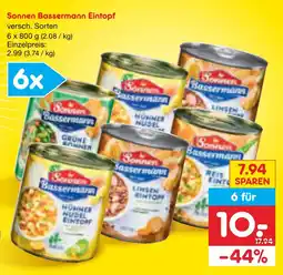 Netto Marken-Discount Sonnen bassermann eintopf Angebot
