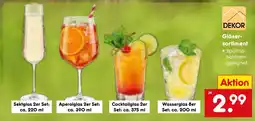 Netto Marken-Discount Dekor sektglas Angebot