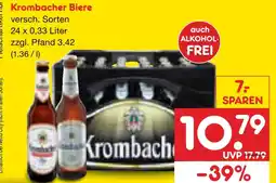 Netto Marken-Discount Krombacher biere Angebot