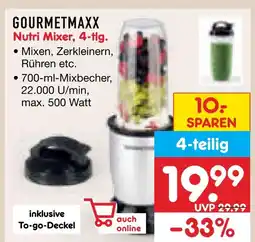 Netto Marken-Discount Gourmetmaxx nutri mixer Angebot
