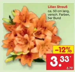 Netto Marken-Discount Lilien strauß Angebot