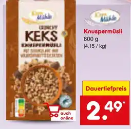 Netto Marken-Discount Mühle knuspermüsli Angebot