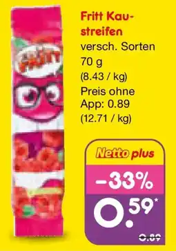 Netto Marken-Discount Fritt Kaustreifen Angebot