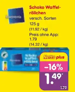 Netto Marken-Discount Schoko Waffelröllchen Angebot
