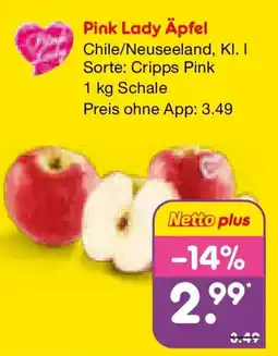 Netto Marken-Discount Pink Lady Äpfel Angebot