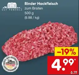 Netto Marken-Discount GUT PONHOLZ Rinder Hackfleisch Angebot