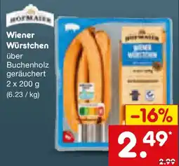 Netto Marken-Discount HOTMAIER Wiener Würstchen Angebot
