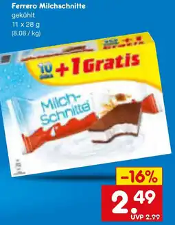 Netto Marken-Discount Ferrero Milchschnitte Angebot