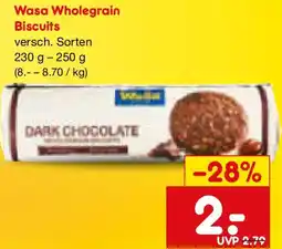 Netto Marken-Discount Wasa Wholegrain Biscuits Angebot