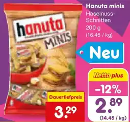 Netto Marken-Discount Hanuta minis Angebot