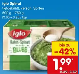 Netto Marken-Discount iglo Spinat Angebot