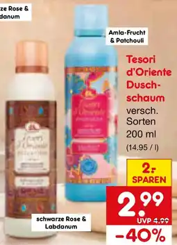 Netto Marken-Discount Tesori d'Oriente Duschschaum Angebot