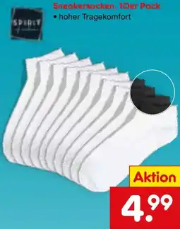 Netto Marken-Discount SPIRIT Sneakersocken, 10er Pack Angebot