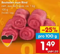 Netto Marken-Discount Rouladen vom Rind Angebot