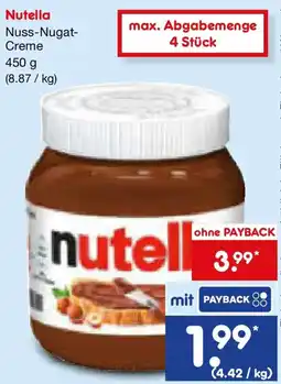 Netto Marken-Discount Nutella Angebot