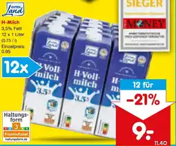 Netto Marken-Discount GUTES Land H-Milch Angebot