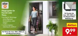 Netto Marken-Discount star Fliegengitter für Fenster oder Türen Angebot