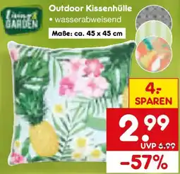 Netto Marken-Discount living GARDEN Outdoor Kissenhülle Angebot
