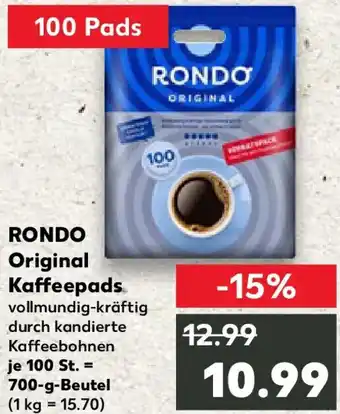 Kaufland RONDO Original Kaffeepads Angebot