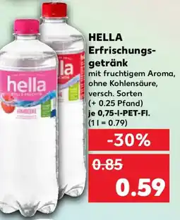 Kaufland HELLA Erfrischungsgetränk Angebot