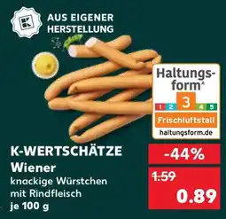 Kaufland K-WERTSCHÄTZE Wiener Angebot