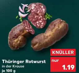 Kaufland Thüringer Rotwurst Angebot