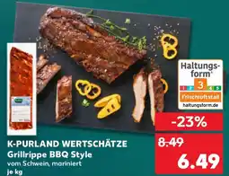 Kaufland K-PURLAND WERTSCHÄTZE Grillrippe BBQ Style Angebot