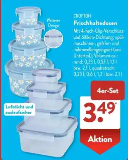 Aldi Süd CROFTON Frischhaltedosen 4er-Set Angebot