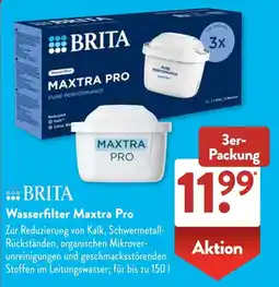 Aldi Süd BRITA Wasserfilter Maxtra Pro Angebot