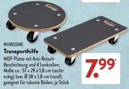 Aldi Süd WORKZONE Transporthilfe Angebot