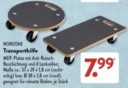 Aldi Süd WORKZONE Transporthilfe Angebot