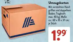 Aldi Süd Umzugskarton Angebot