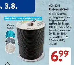 Aldi Süd WORKZONE Universal-Seil Angebot