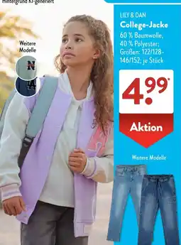Aldi Süd LILY & DAN College-Jacke Angebot