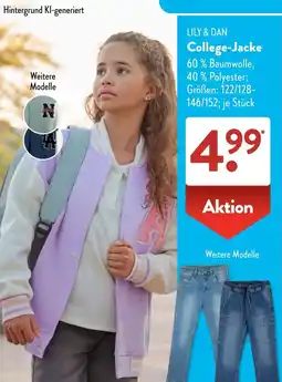 Aldi Süd LILY & DAN College-Jacke Angebot