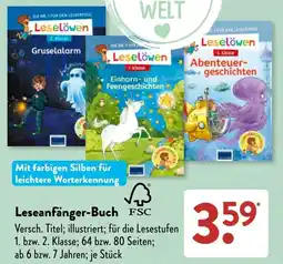 Aldi Süd Leselöwen Leseanfänger-Buch Angebot