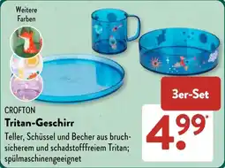 Aldi Süd CROFTON Tritan-Geschirr 3er-Set Angebot