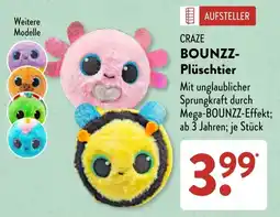 Aldi Süd CRAZE BOUNZZ-Plüschtier Angebot